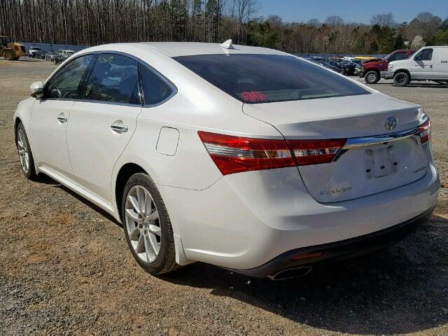 4T1BK1EB9EU080106 - 2014 TOYOTA AVALON BAS WHITE photo 3