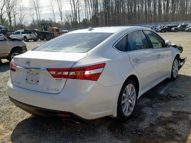 4T1BK1EB9EU080106 - 2014 TOYOTA AVALON BAS WHITE photo 4