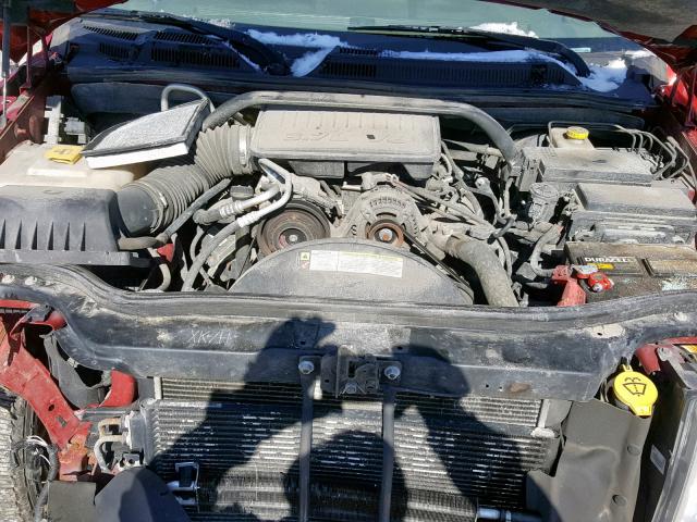 1J4RG4GK4AC145358 - 2010 JEEP COMMANDER 红色 照片 7