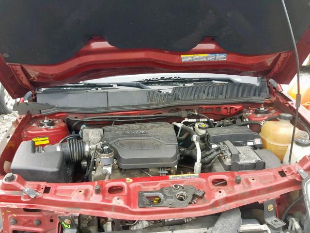 2CNDL23F156203333 - 2005 CHEVROLET EQUINOX LS RED photo 7