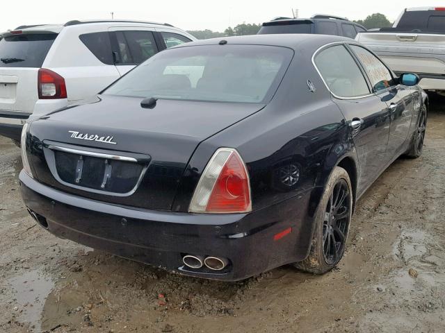 ZAMCE39A970026971 - 2007 MASERATI QUATTROPOR BLACK photo 4