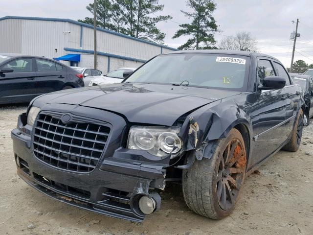 2C3KA73W06H510517 - 2006 CHRYSLER 300C SRT-8 BLACK photo 2