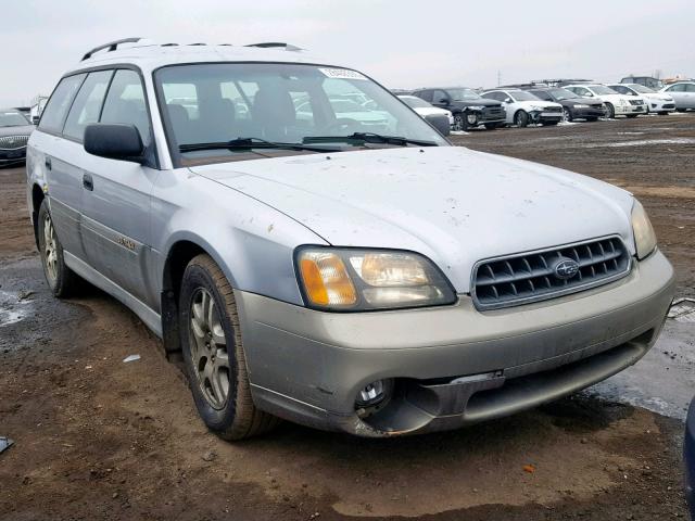 4S3BH675037616038 - 2003 SUBARU LEGACY OUT SILVER photo 1