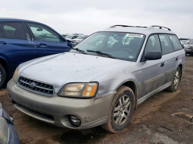 4S3BH675037616038 - 2003 SUBARU LEGACY OUT SILVER photo 2