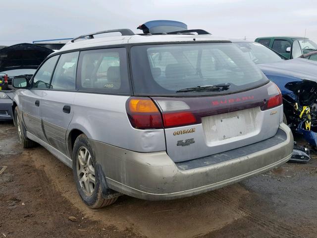 4S3BH675037616038 - 2003 SUBARU LEGACY OUT SILVER photo 3