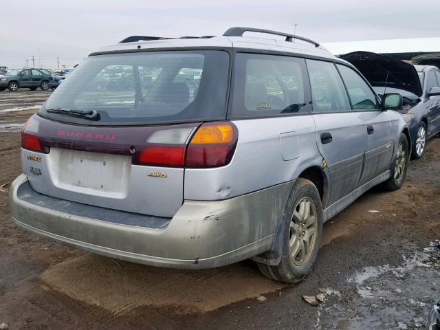 4S3BH675037616038 - 2003 SUBARU LEGACY OUT SILVER photo 4