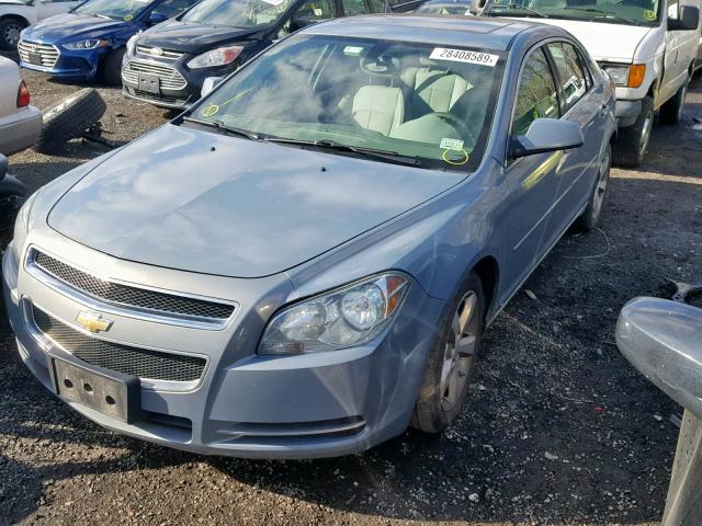 1G1ZJ57B894181131 - 2009 CHEVROLET MALIBU 2LT BLUE photo 2