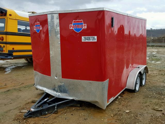 4YMBC1421JG061591 - 2018 UTILITY TRAILER RED photo 2