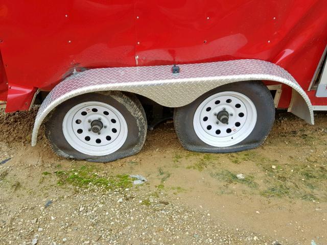 4YMBC1421JG061591 - 2018 UTILITY TRAILER RED photo 7