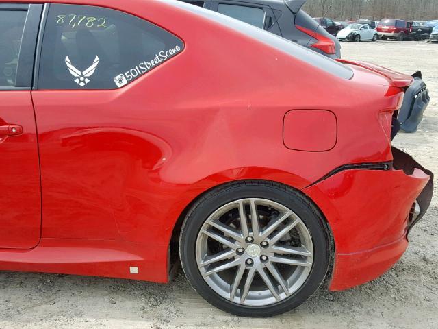 JTKJF5C74D3054374 - 2013 TOYOTA SCION TC RED photo 9
