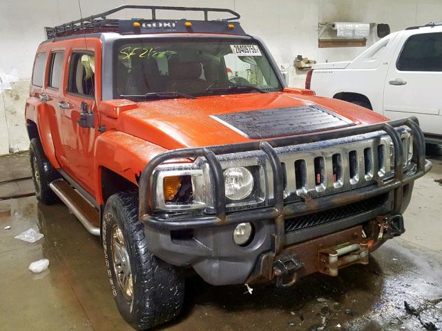 5GTEN13L888162693 - 2008 HUMMER H3 ALPHA ORANGE photo 1