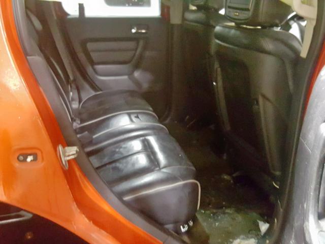 5GTEN13L888162693 - 2008 HUMMER H3 ALPHA ORANGE photo 6