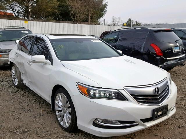 JH4KC1F58EC004648 - 2014 ACURA RLX TECH WHITE photo 1