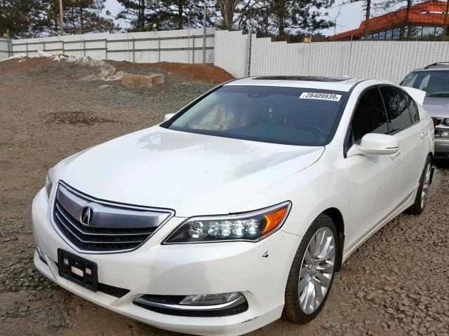 JH4KC1F58EC004648 - 2014 ACURA RLX TECH WHITE photo 2