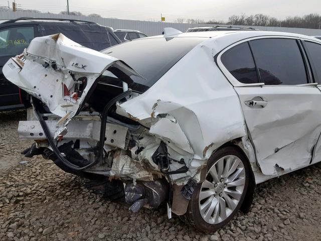 JH4KC1F58EC004648 - 2014 ACURA RLX TECH WHITE photo 9