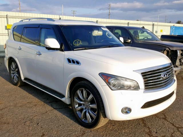 JN8AZ2NE7C9017182 - 2012 INFINITI QX56 WHITE photo 1