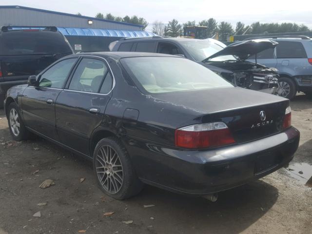 19UUA56642A000962 - 2002 ACURA 3.2TL BLACK photo 3