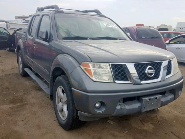 1N6AD07U15C462250 - 2005 NISSAN FRONTIER C GRAY photo 1