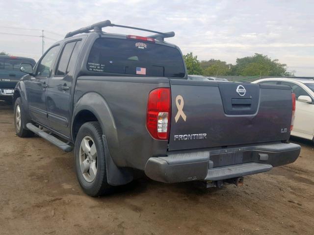 1N6AD07U15C462250 - 2005 NISSAN FRONTIER C GRAY photo 3