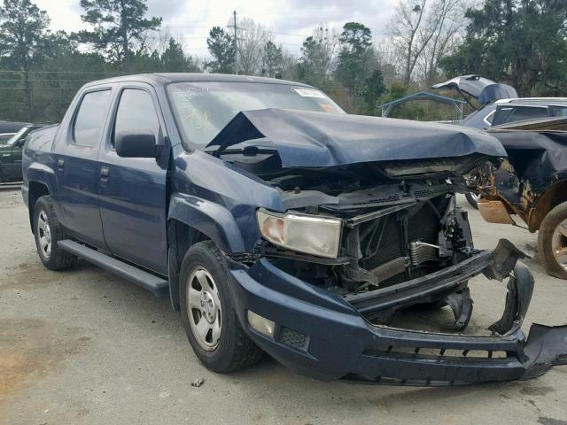 5FPYK16249B106033 - 2009 HONDA RIDGELINE BLUE photo 1