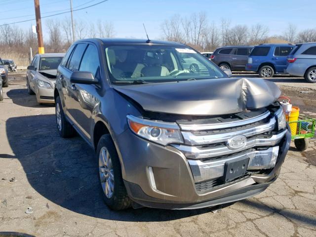 2FMDK3JC2CBA32940 - 2012 FORD EDGE SEL GRAY photo 1