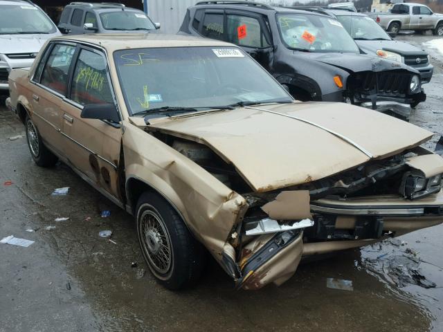 1G4AL51W5H6418392 - 1987 BUICK CENTURY LI GOLD photo 1