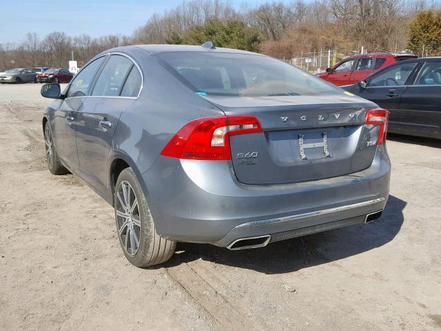 LYV402FK8GB095572 - 2016 VOLVO S60 PREMIE GRAY photo 3