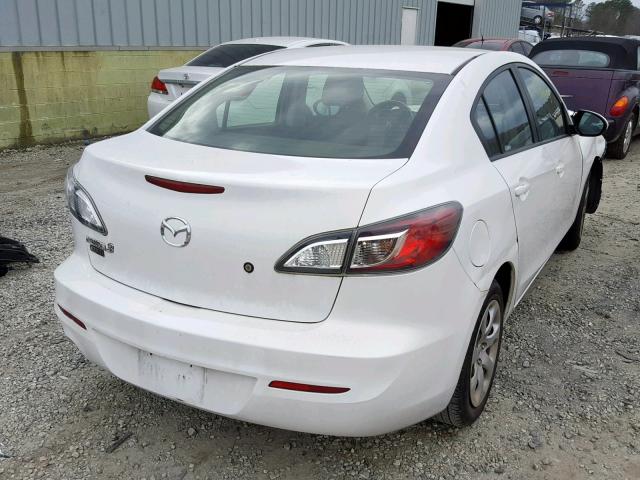 JM1BL1TF5D1728001 - 2013 MAZDA 3 I WHITE photo 4