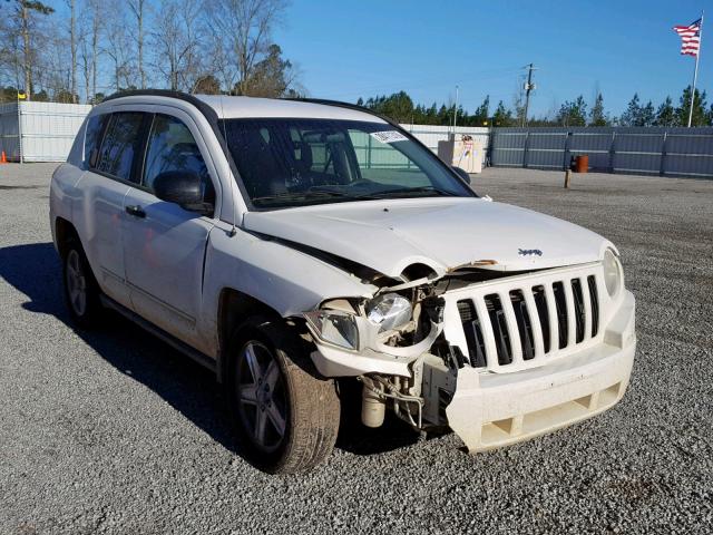 1J8FT47W58D708633 - 2008 JEEP COMPASS SP კრემისფერი ფოტო 1