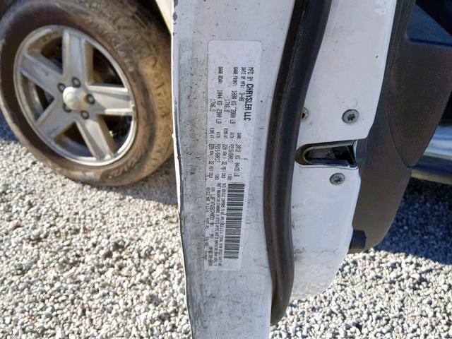 1J8FT47W58D708633 - 2008 JEEP COMPASS SP კრემისფერი ფოტო 10