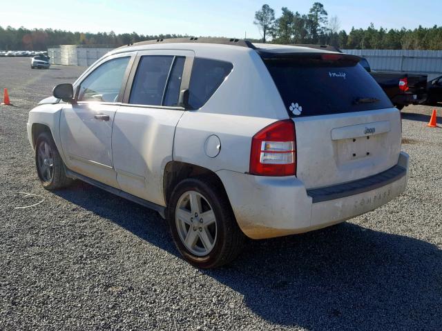 1J8FT47W58D708633 - 2008 JEEP COMPASS SP კრემისფერი ფოტო 3