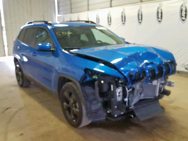 1C4PJMCB4JD515481 - 2018 JEEP CHEROKEE L BLUE photo 1