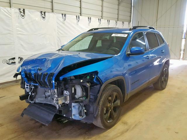 1C4PJMCB4JD515481 - 2018 JEEP CHEROKEE L BLUE photo 2