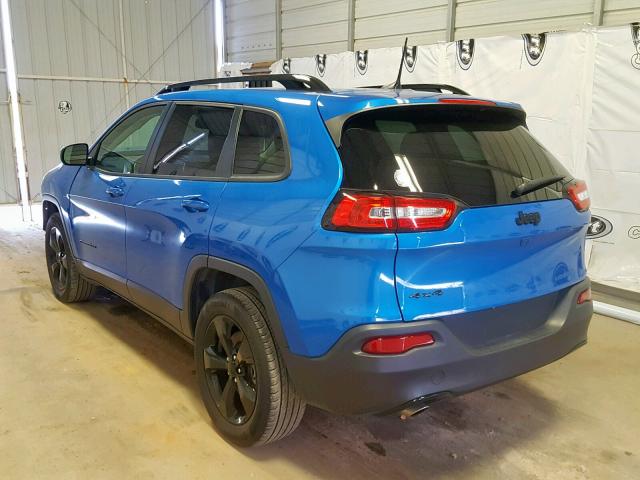 1C4PJMCB4JD515481 - 2018 JEEP CHEROKEE L BLUE photo 3