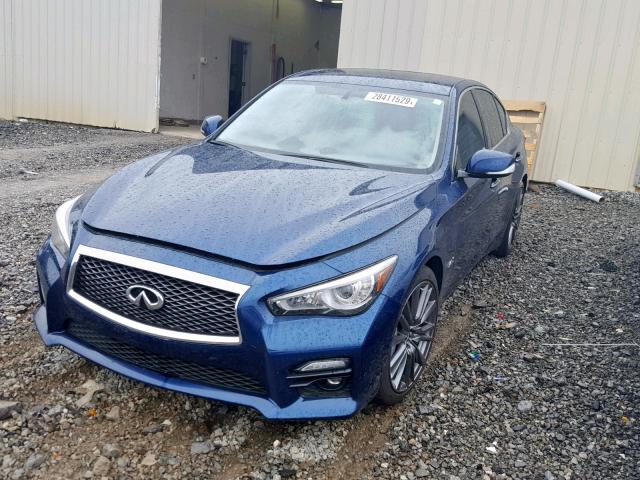 JN1FV7AP7GM420165 - 2016 INFINITI Q50 RED SP BLUE photo 2