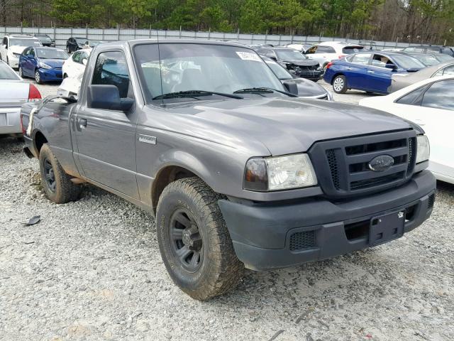 1FTYR10D67PA41140 - 2007 FORD RANGER CHARCOAL photo 1