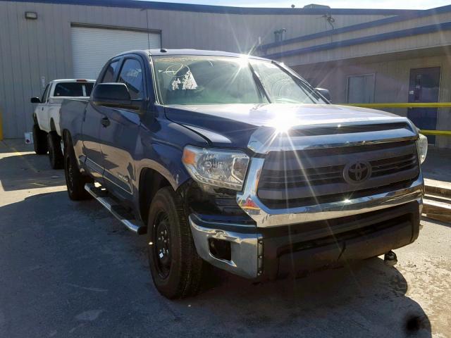 5TFRM5F12EX076858 - 2014 TOYOTA TUNDRA DOU BLUE photo 1