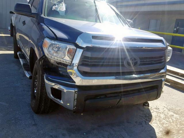5TFRM5F12EX076858 - 2014 TOYOTA TUNDRA DOU BLUE photo 9