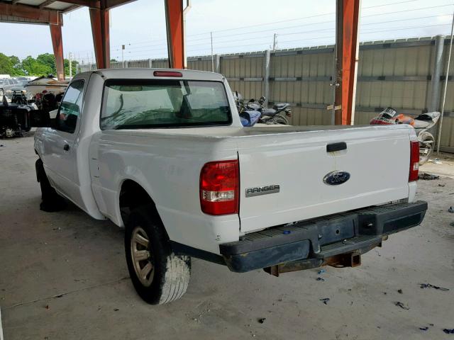 1FTYR10D59PA07063 - 2009 FORD RANGER WHITE photo 3