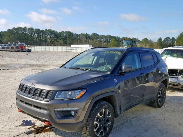 3C4NJDDBXKT619331 - 2019 JEEP COMPASS TR GRAY photo 2