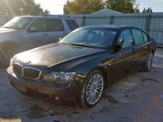 WBAHN83597DT76349 - 2007 BMW 750 BLACK photo 2