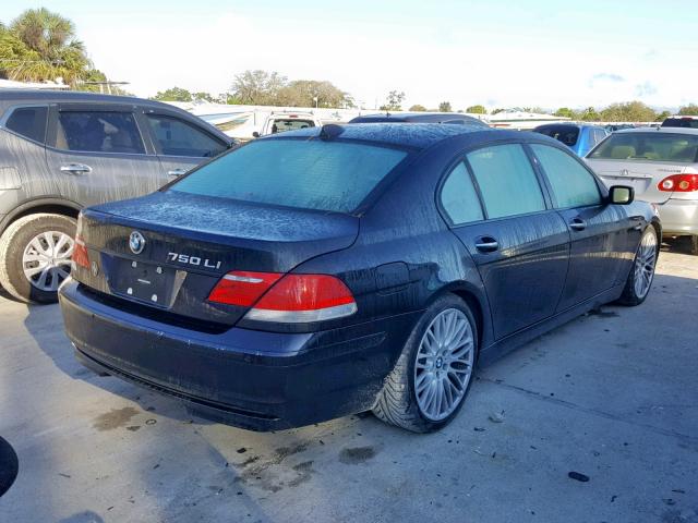 WBAHN83597DT76349 - 2007 BMW 750 BLACK photo 4