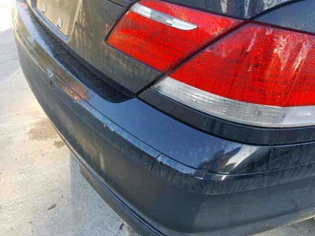 WBAHN83597DT76349 - 2007 BMW 750 BLACK photo 9