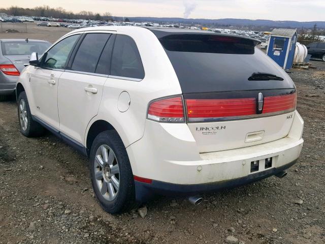 2LMDU68C58BJ03268 - 2008 LINCOLN MKX WHITE photo 3