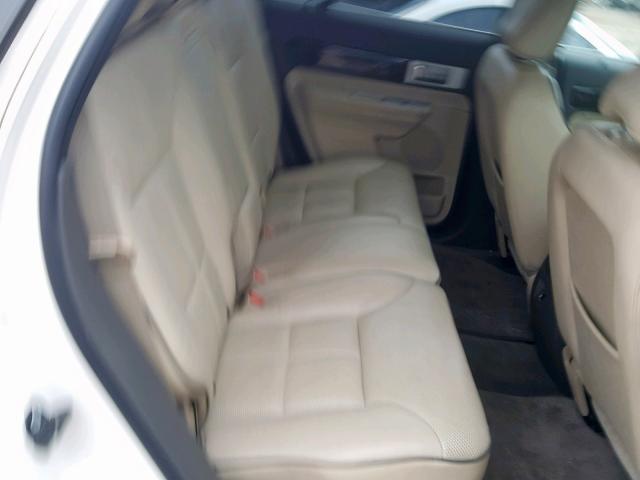 2LMDU68C58BJ03268 - 2008 LINCOLN MKX WHITE photo 6