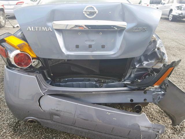 1N4AL2AP5BC169568 - 2011 NISSAN ALTIMA BAS GRAY photo 9