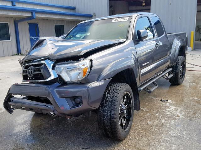 5TFTX4GNXDX019914 - 2013 TOYOTA TACOMA PRE GRAY photo 2