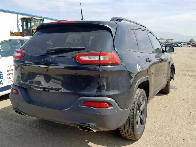 1C4PJLDS4HW623929 - 2017 JEEP CHEROKEE L BLACK photo 4