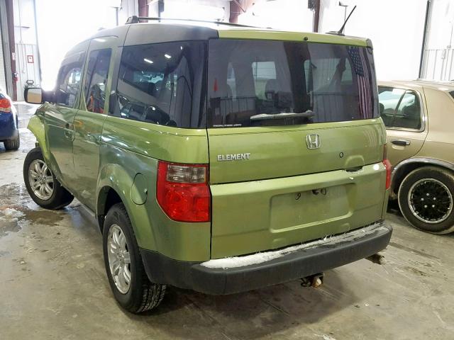 5J6YH28746L025560 - 2006 HONDA ELEMENT EX GREEN photo 3