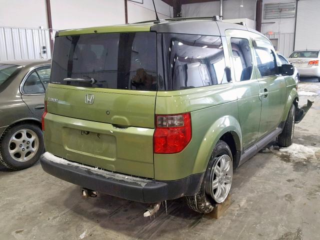 5J6YH28746L025560 - 2006 HONDA ELEMENT EX GREEN photo 4